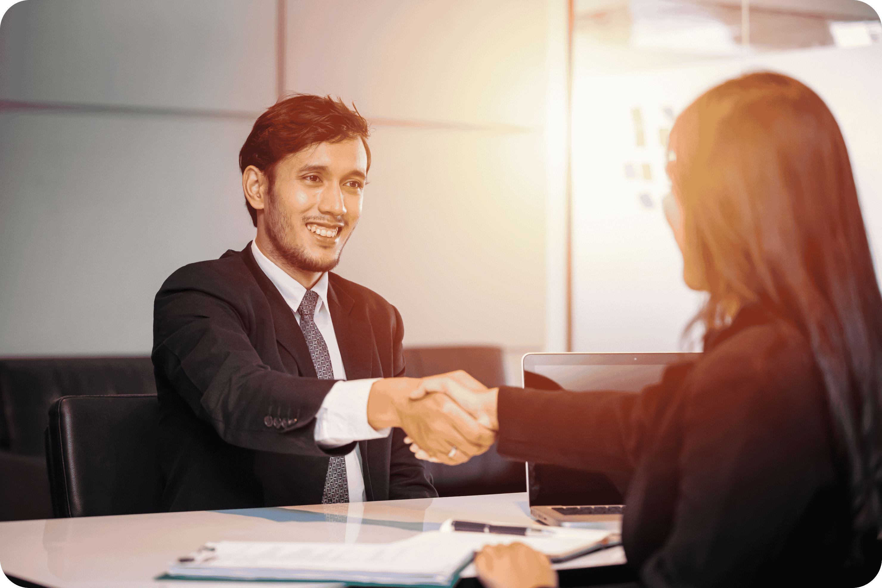 Student taking a test